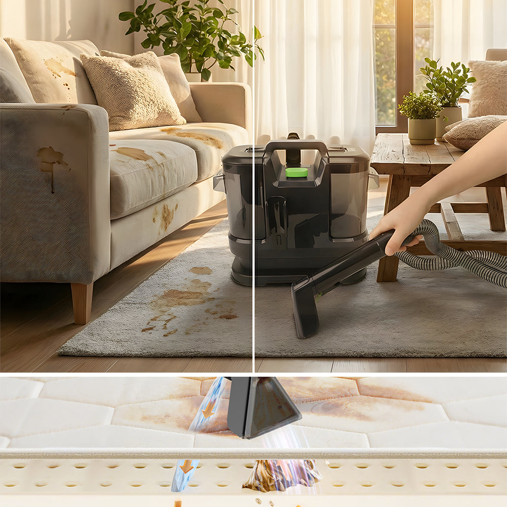 STEAM SPOTCLEANER CLEANING MACHINE FOR SOFAS, MATTRESSES, CARPETS Brand no brand