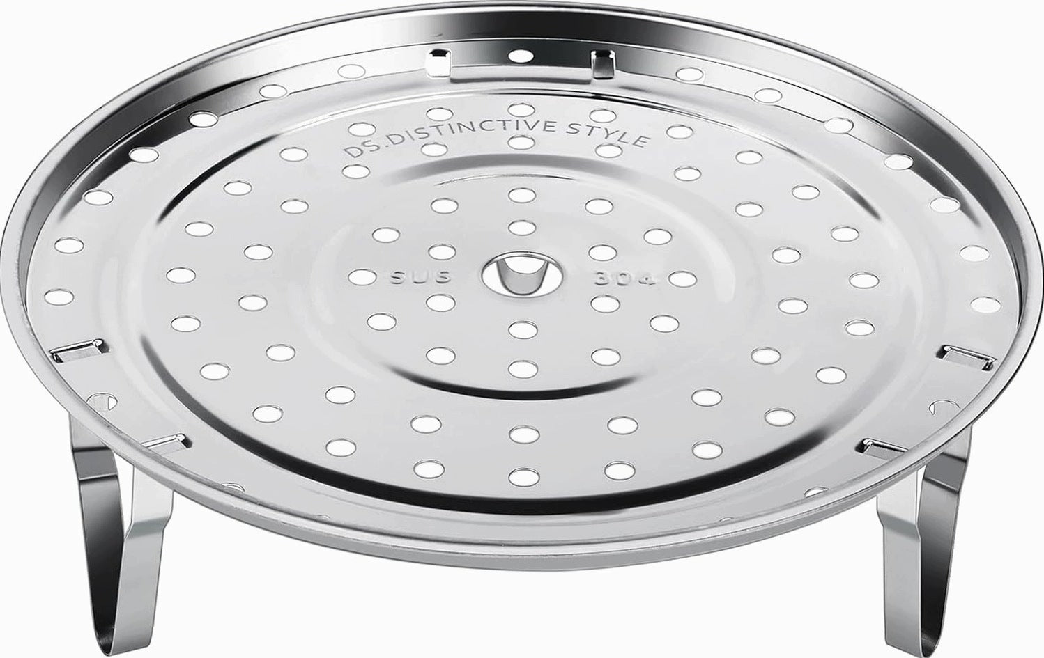 STEAM STAND 21 CM ROUND STEEL LEGS FOLDING UNIVERSAL DURABLE