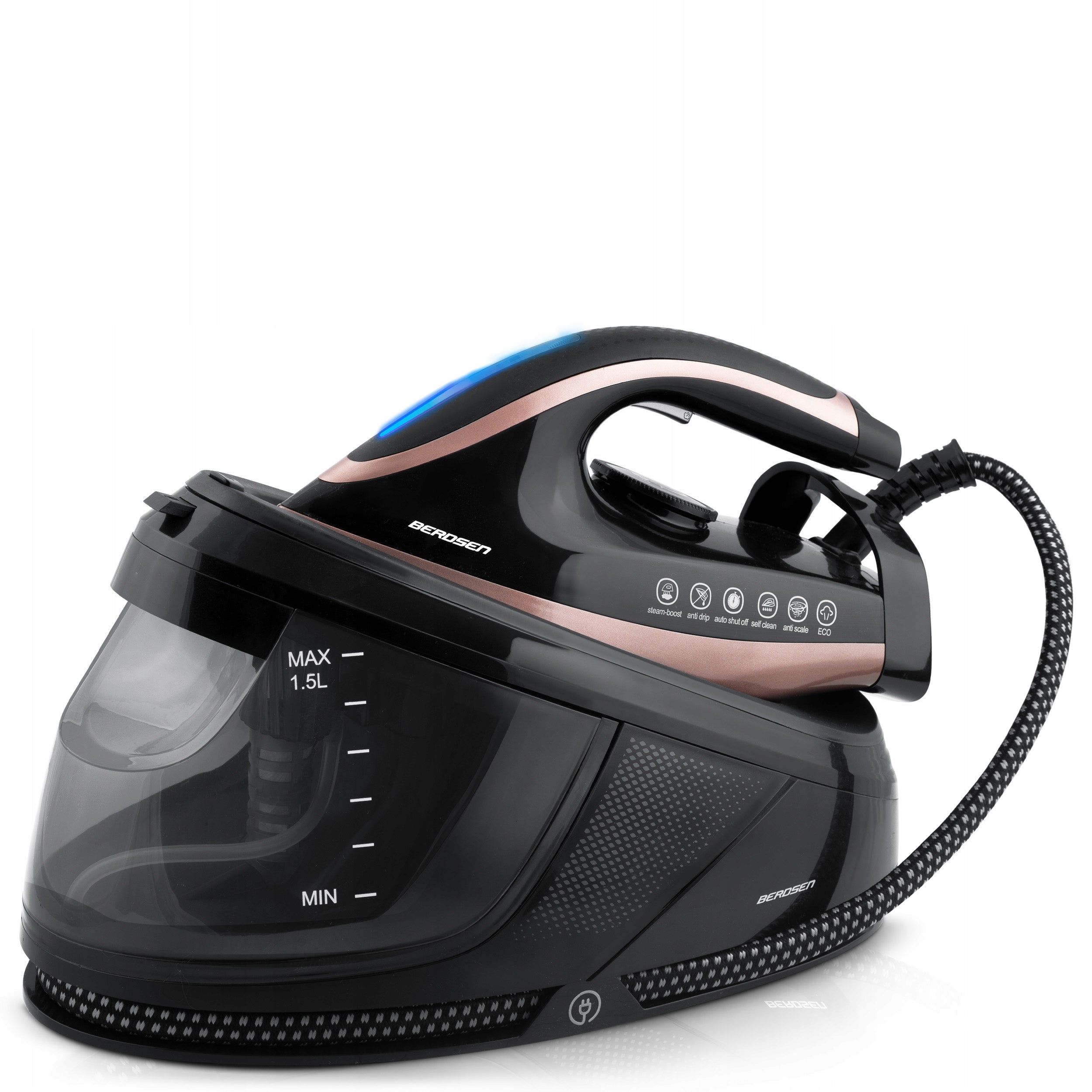 STEAM STATION STEAM GENERATOR IRON 3000W STRONG CERAMIC COATING BERDSEN