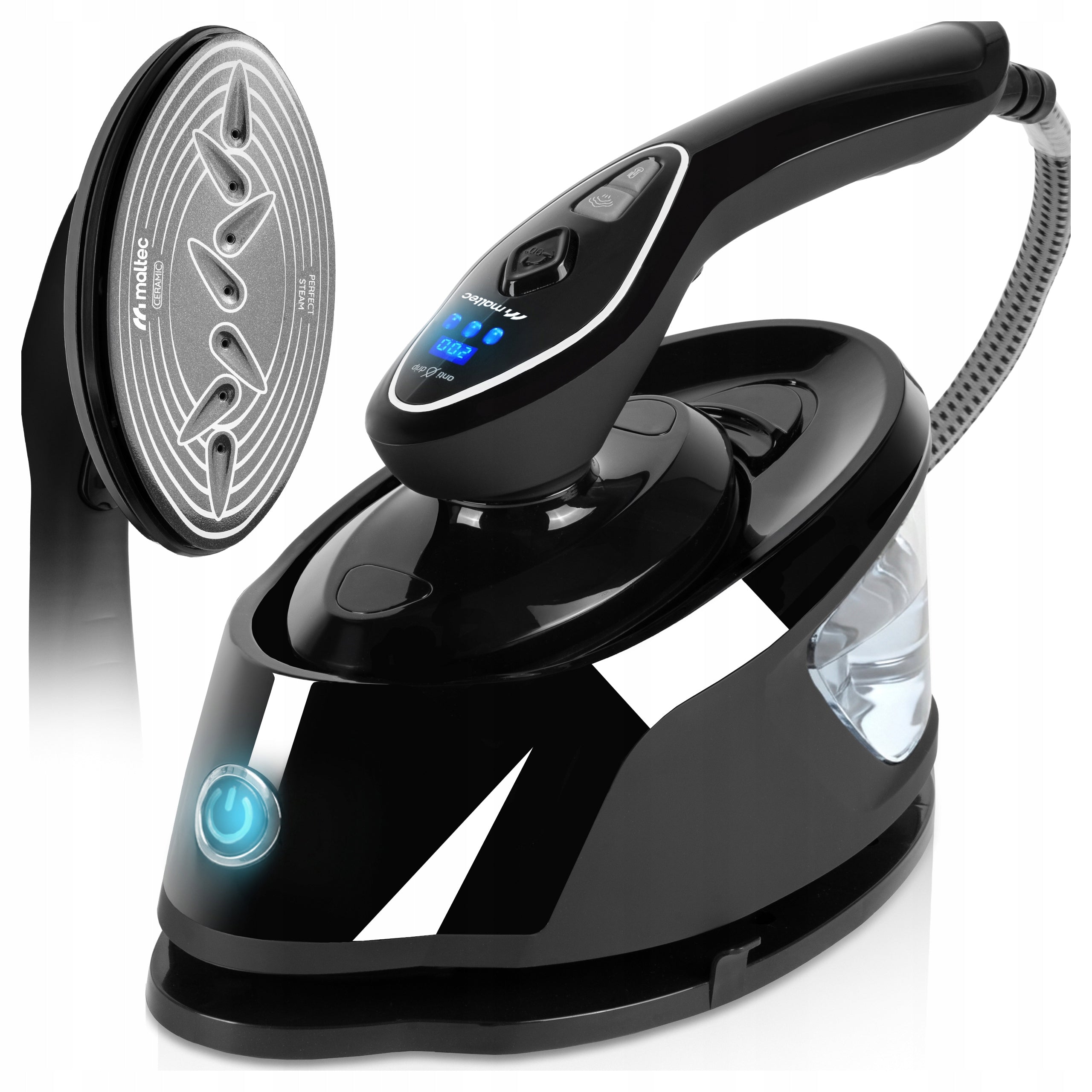 STEAM STATION STEAM IRON STEAMER FOR CLOTHES STEAM GENERATOR POWERFUL 2500W
