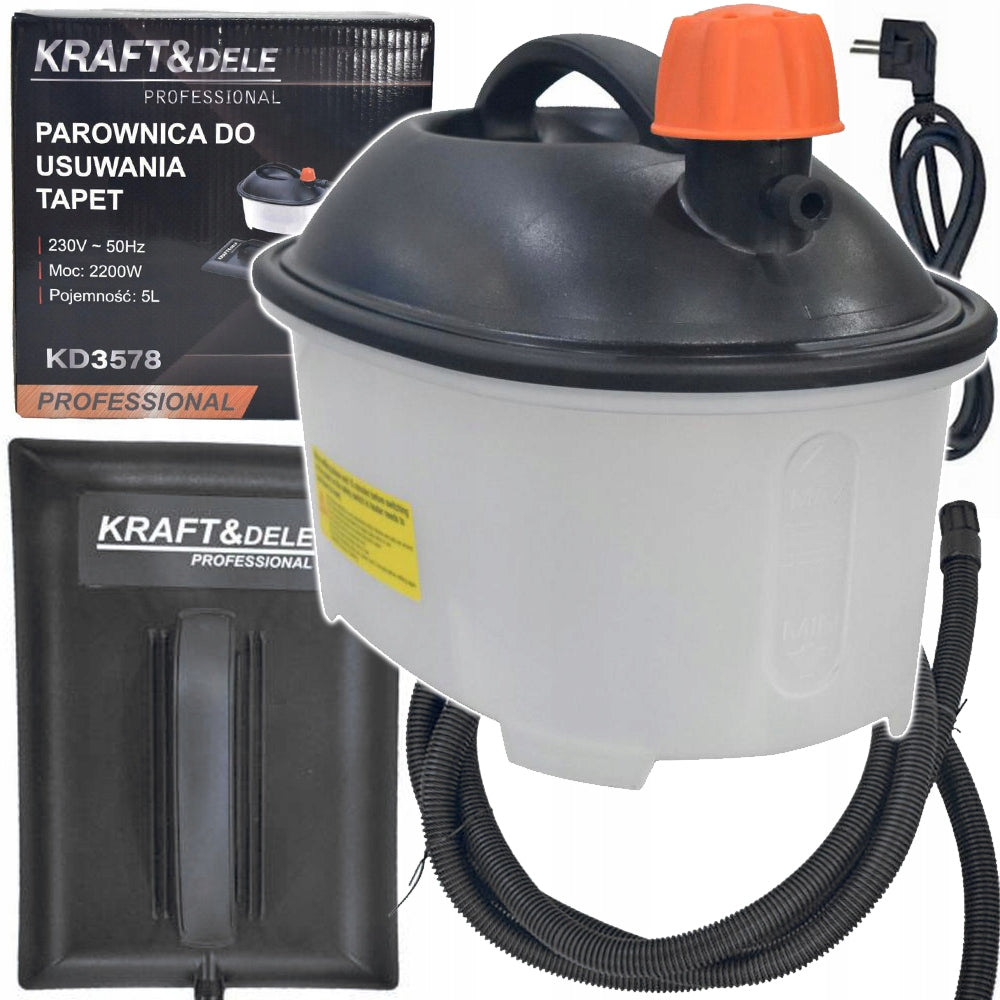 STEAMER ELECTRIC NOZZLE DEVICE WALLPAPER REMOVAL STRIPPER 2200W 5L Manufacturer code KD3578