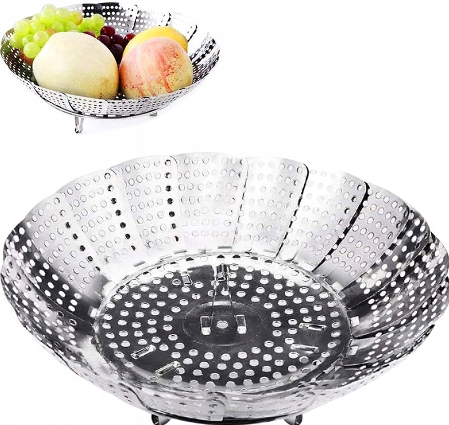 STEAMER FOLDING BASKET FOR STEAMING 14-23 CM VEGETABLES FRUIT