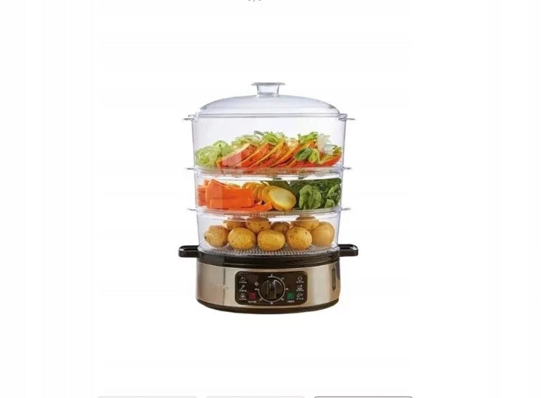 STEAMER HOFFEN TS-9688-2 8,5L BLACK 900W Brand Hoffen