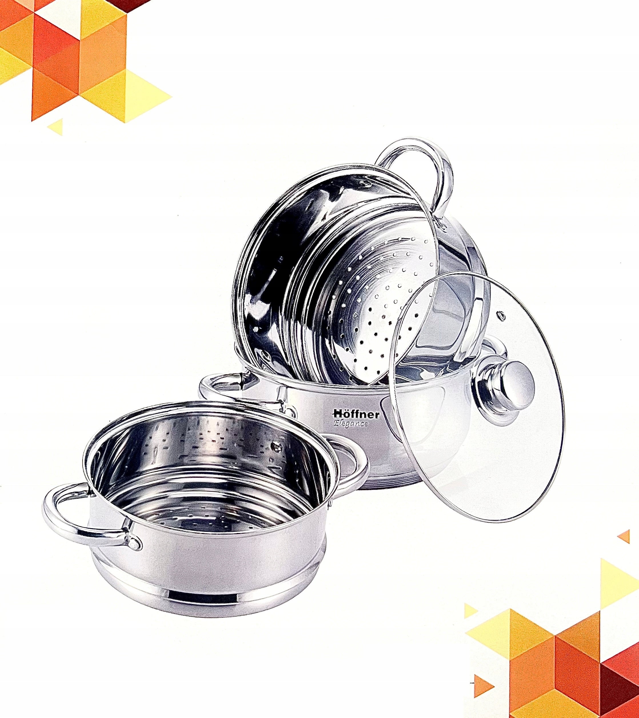 STEAMER POTS HOFFMNER 4EL 6.3 L 24cm HF-9244