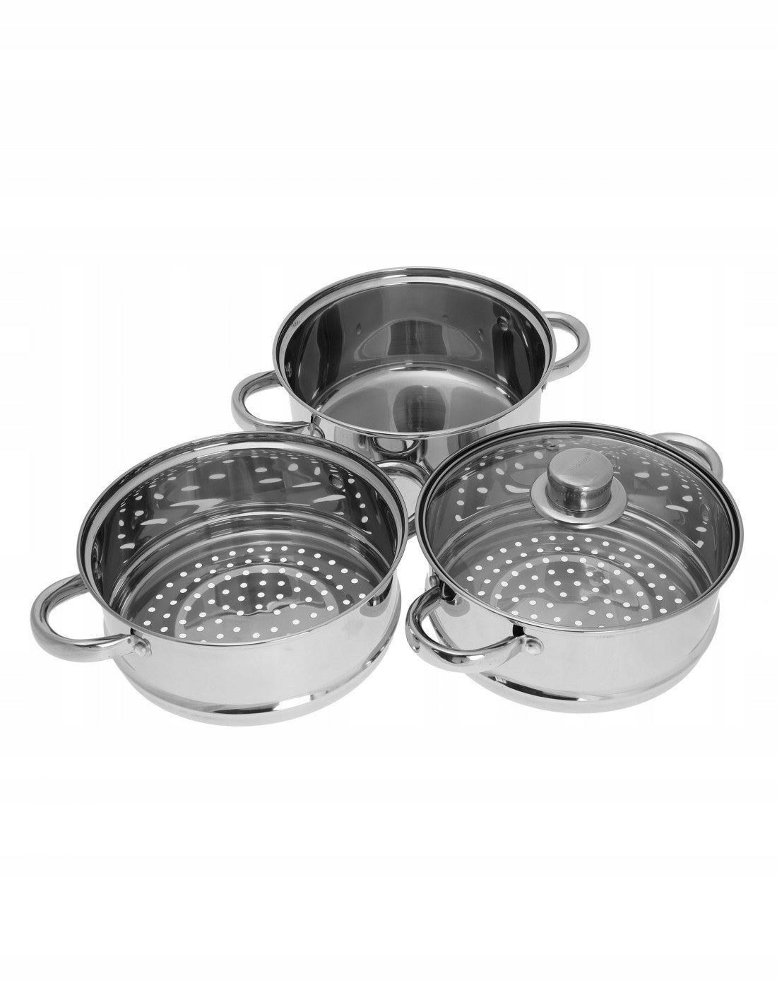 STEAMER POTS INDUCTION Pot with lid steel for steaming Manufacturer code 233287