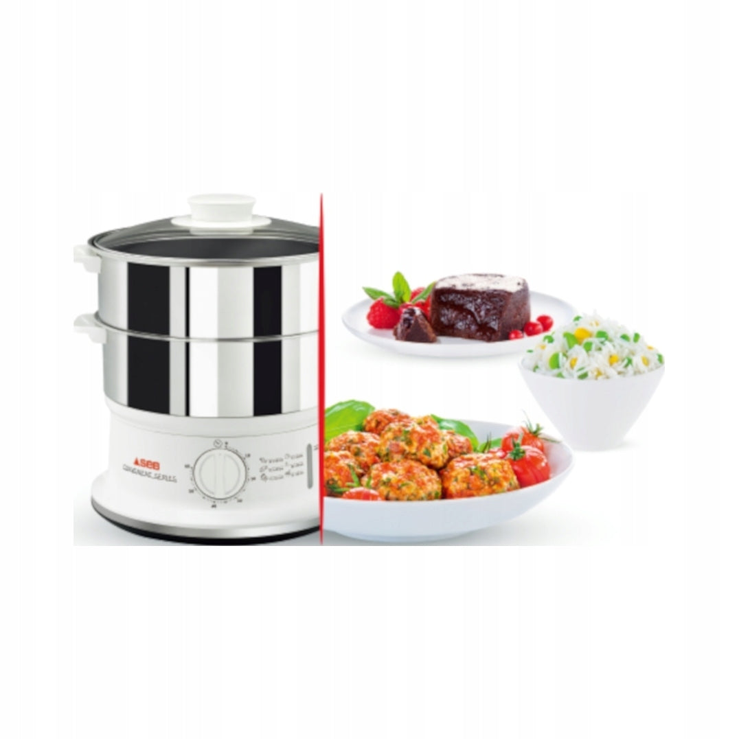 STEAMER WITH TIMER CAPACIOUS 6L STRONG 900W SOLID 2 CONTAINERS XXL Brand no brand