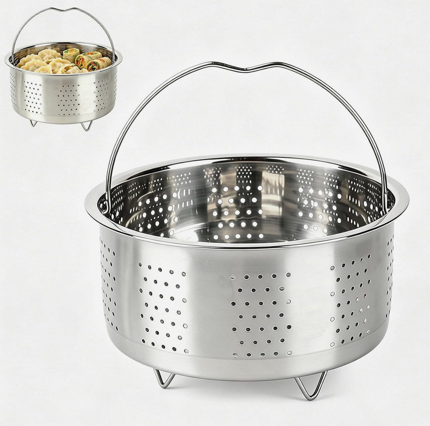 STEAMING CARTRIDGE 17X9CM STAINLESS STEEL DURABLE UNIVERSAL