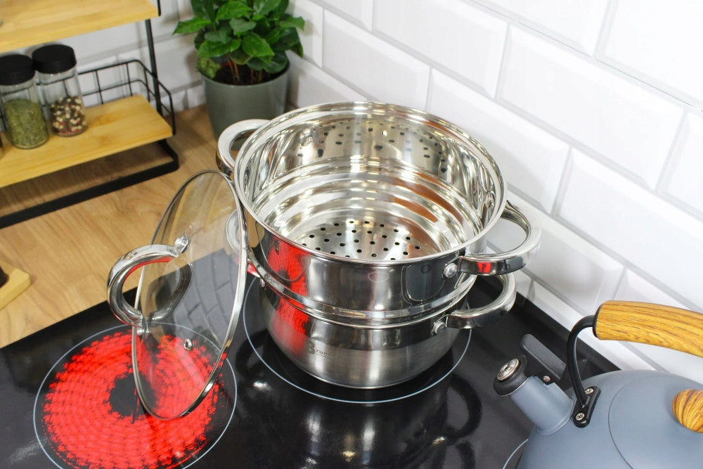 STEAMING CARTRIDGE STEAMER 16/18/20cm Strainer 2163 Brand Yermos