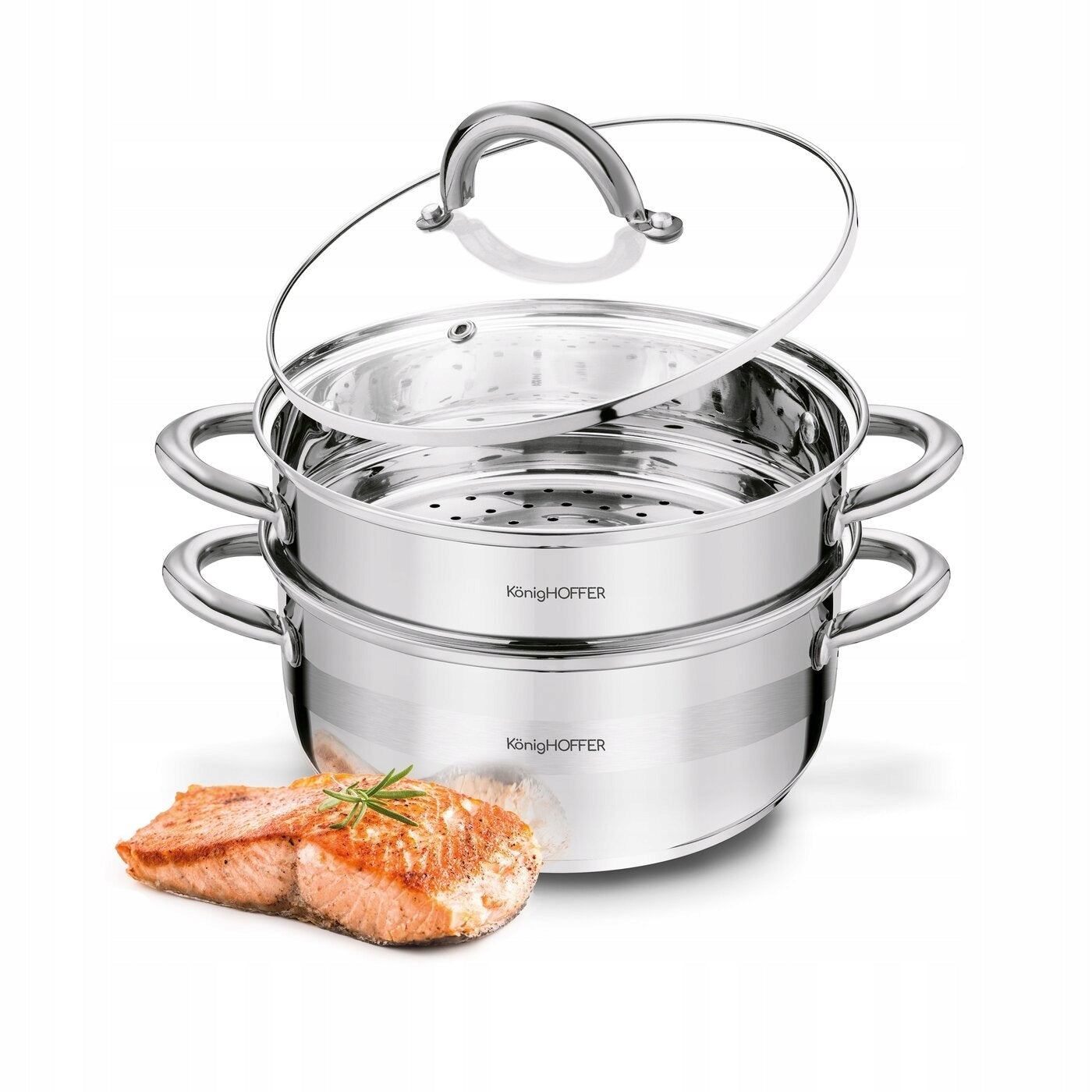 STEAMING POT KONIGHOFFER FARO 2,9L INDUCTION 3 EL Brand Konighoffer