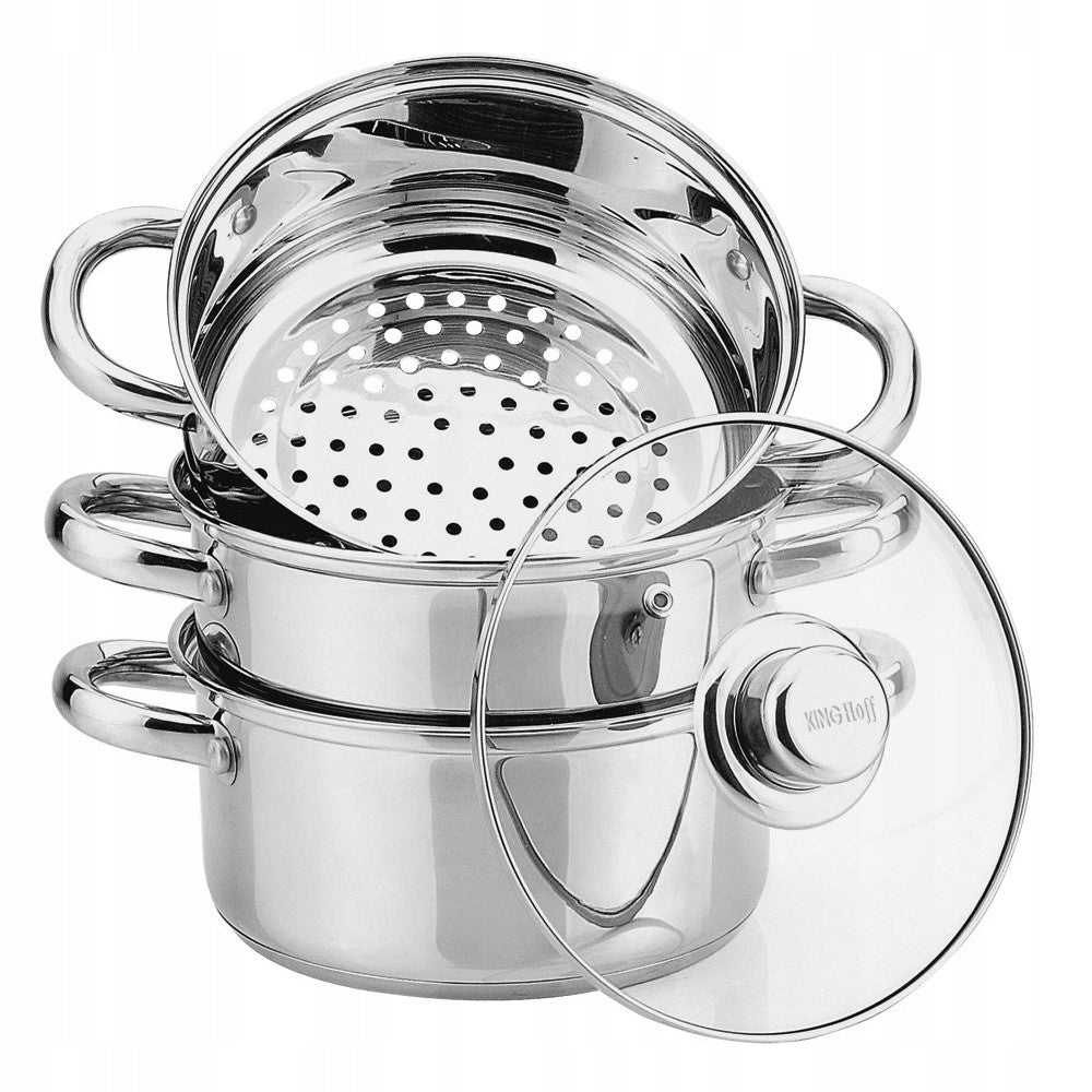 STEAMING POT PAIR 3 elements Ø20cm