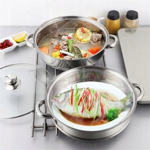 STEAMING POT STEAMER 2L POT INDUCTION GAS POTS Brand Topfann