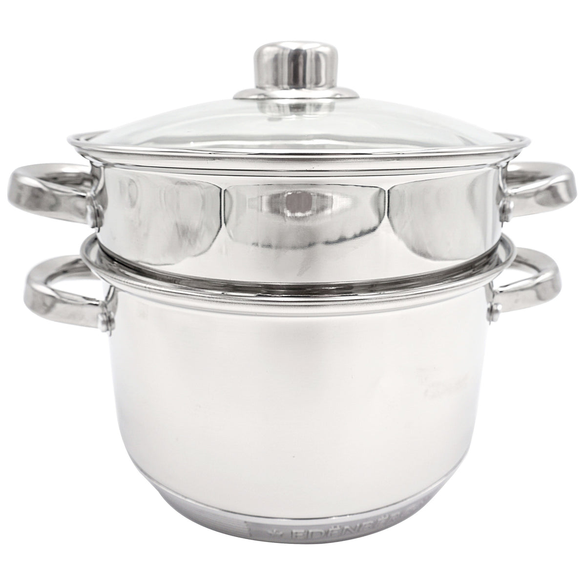 STEAMING POT STEEL 2x2,5L / d.18cm