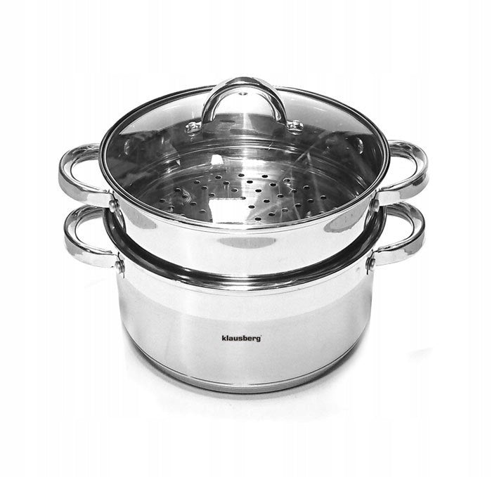 STEAMING POTS 20CM 3 ELE. KLAUSBERG KB-7138 Brand Klausberg