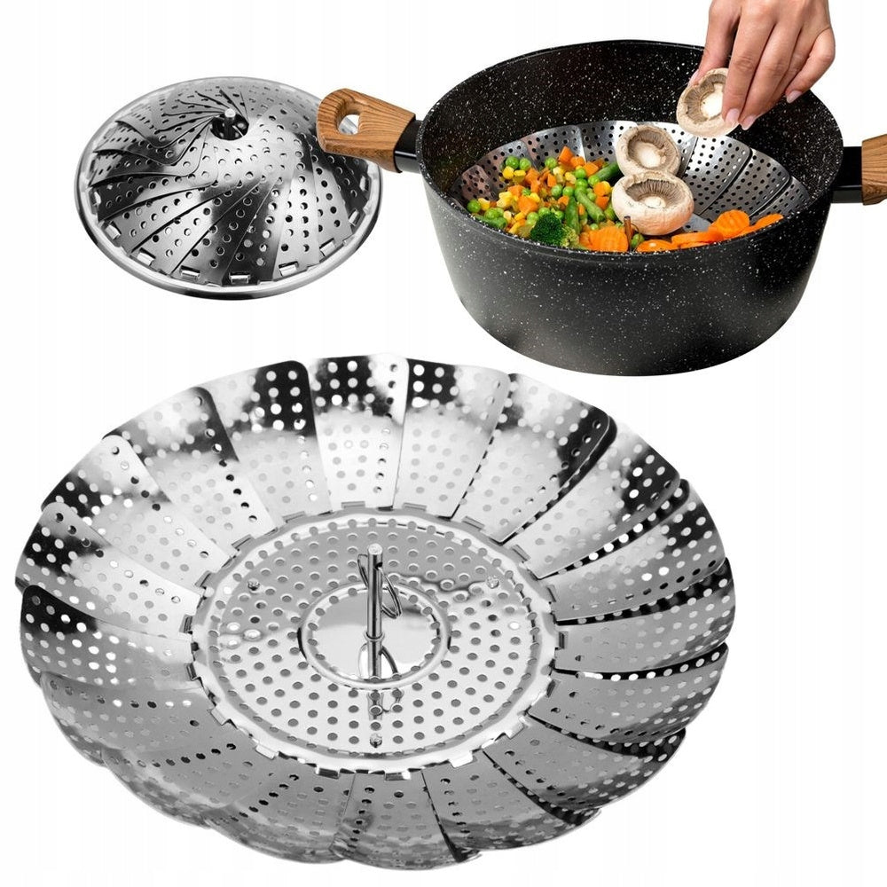 STEAMING Strainer Cartridge Steel Basket for Steaming Pot