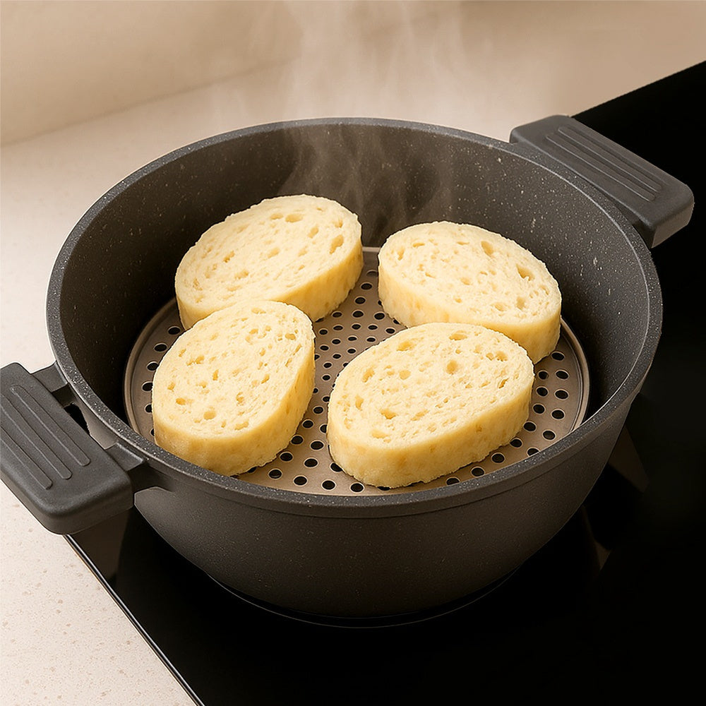 STEAMING Strainer Cartridge for Steaming Pot Steamer 19,5 cm Packaging status original