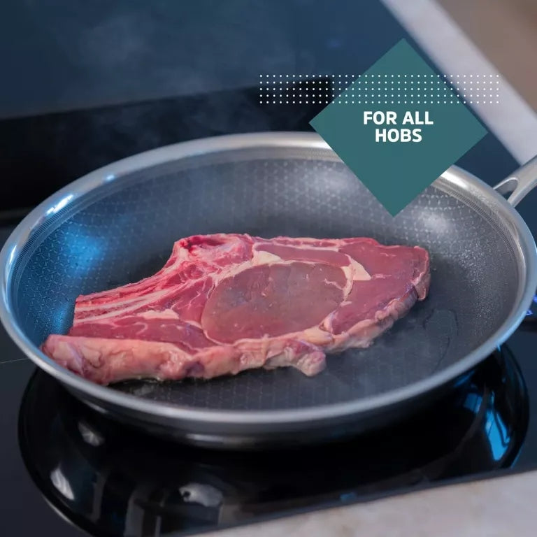 STEEL HYBRID FRYING PAN CASPER SOBCZYK 28CM 2,5L FOR DISHWASHER, NO PFAS! Kind other