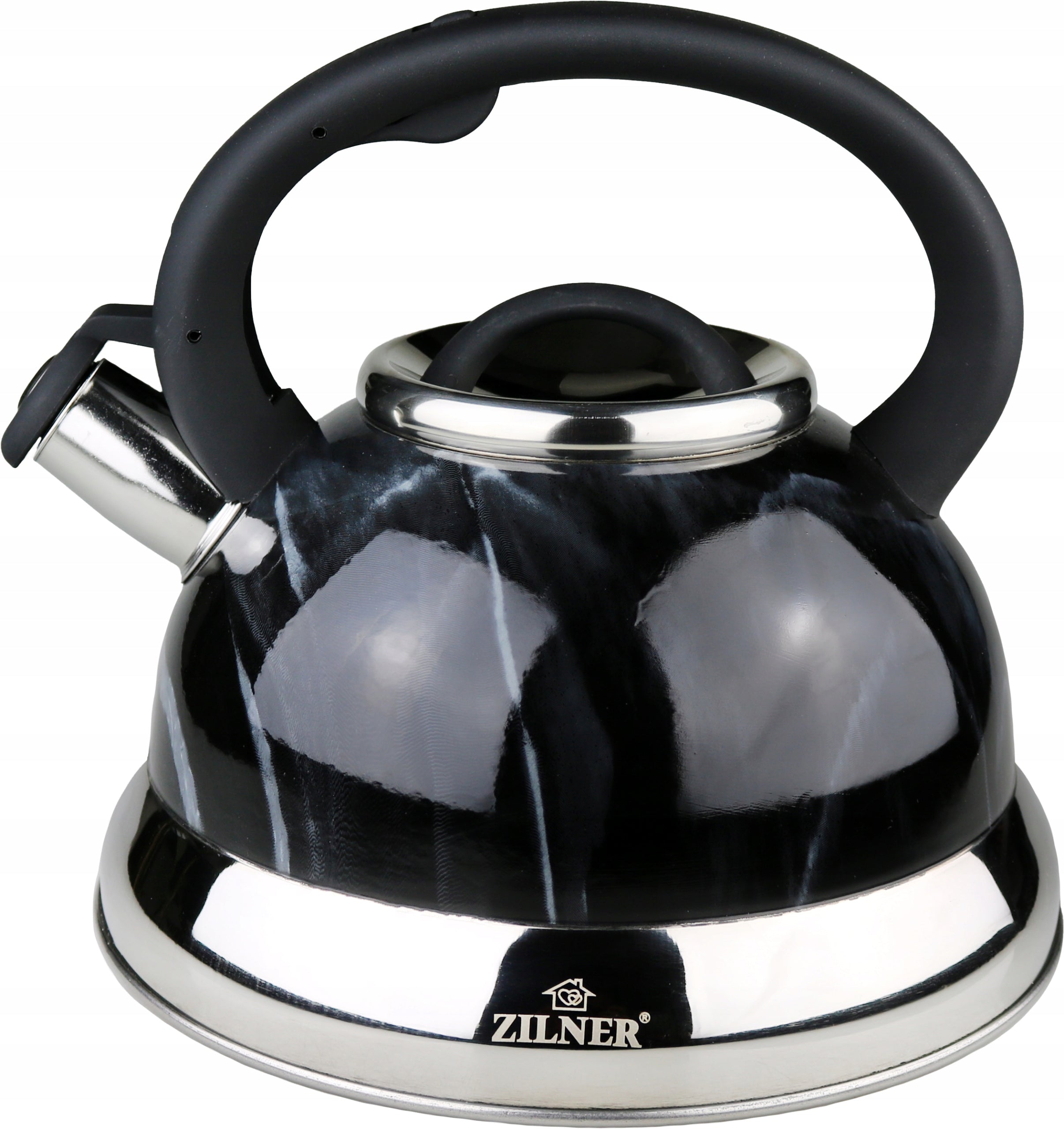 STEEL KETTLE WITH WHISTLE SOLID 3L INDUCTION GAS ZILNER PLATINUM Manufacturer code 5731
