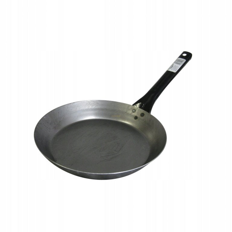 STEEL PAN GYPSY COWBOY CARBON 26CM HANDLE METAL WOK