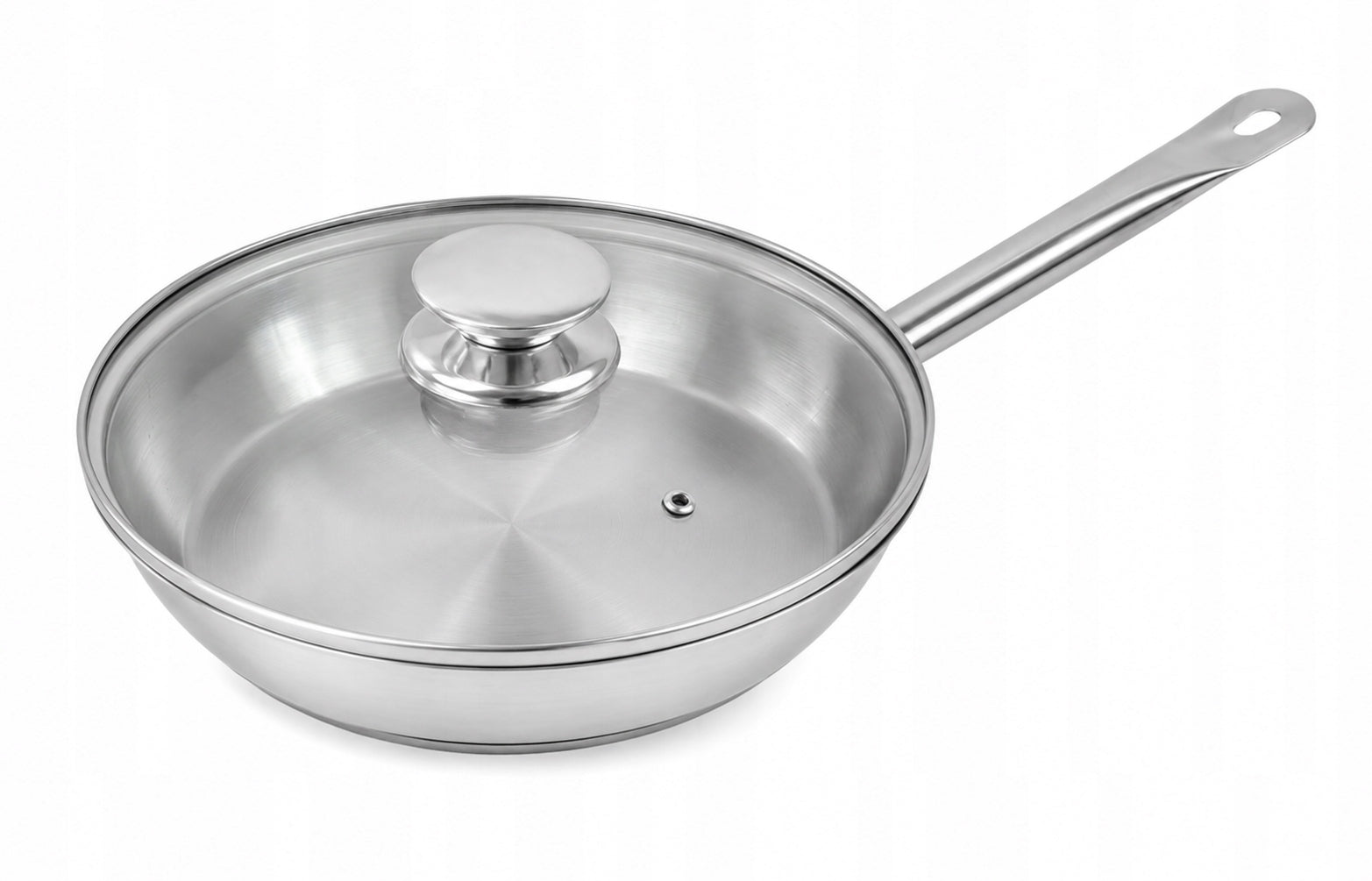 STEEL PAN with LID 24cm GASTRO healthy frying EKO HEAVY Manufacturer code PT0024P