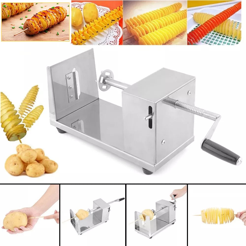 STEEL PROFESSIONAL MACHINE FOR TWISTED POTATO CHIPS STICKS