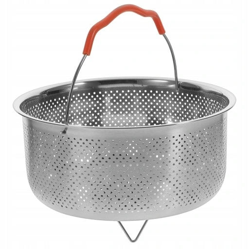 STEEL STEAMING BASKET WITH HANDLE Capacity 1 l