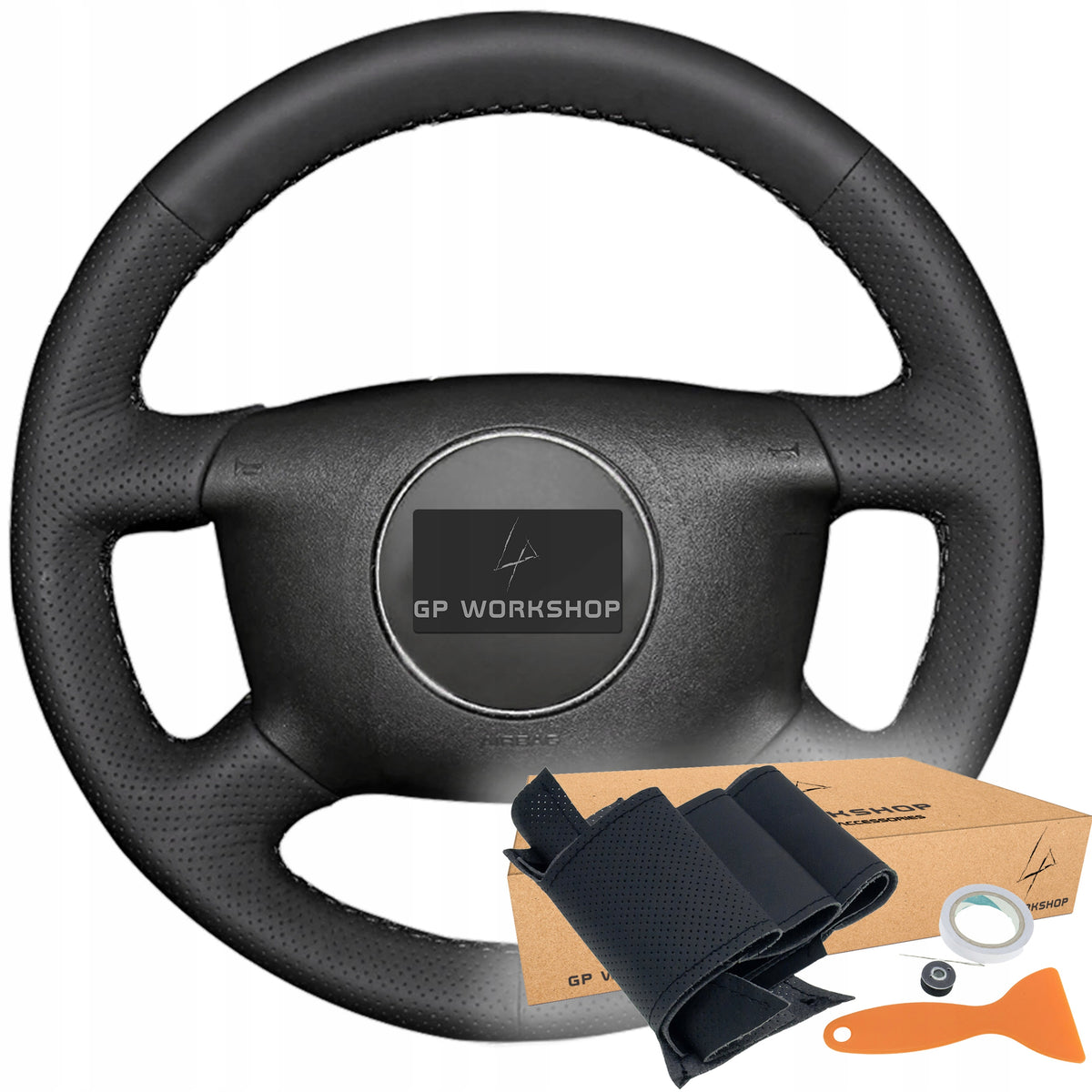 STEERING WHEEL COVER FOR AUDI A2 A3 A4 B5 B6 A6 C5 A8