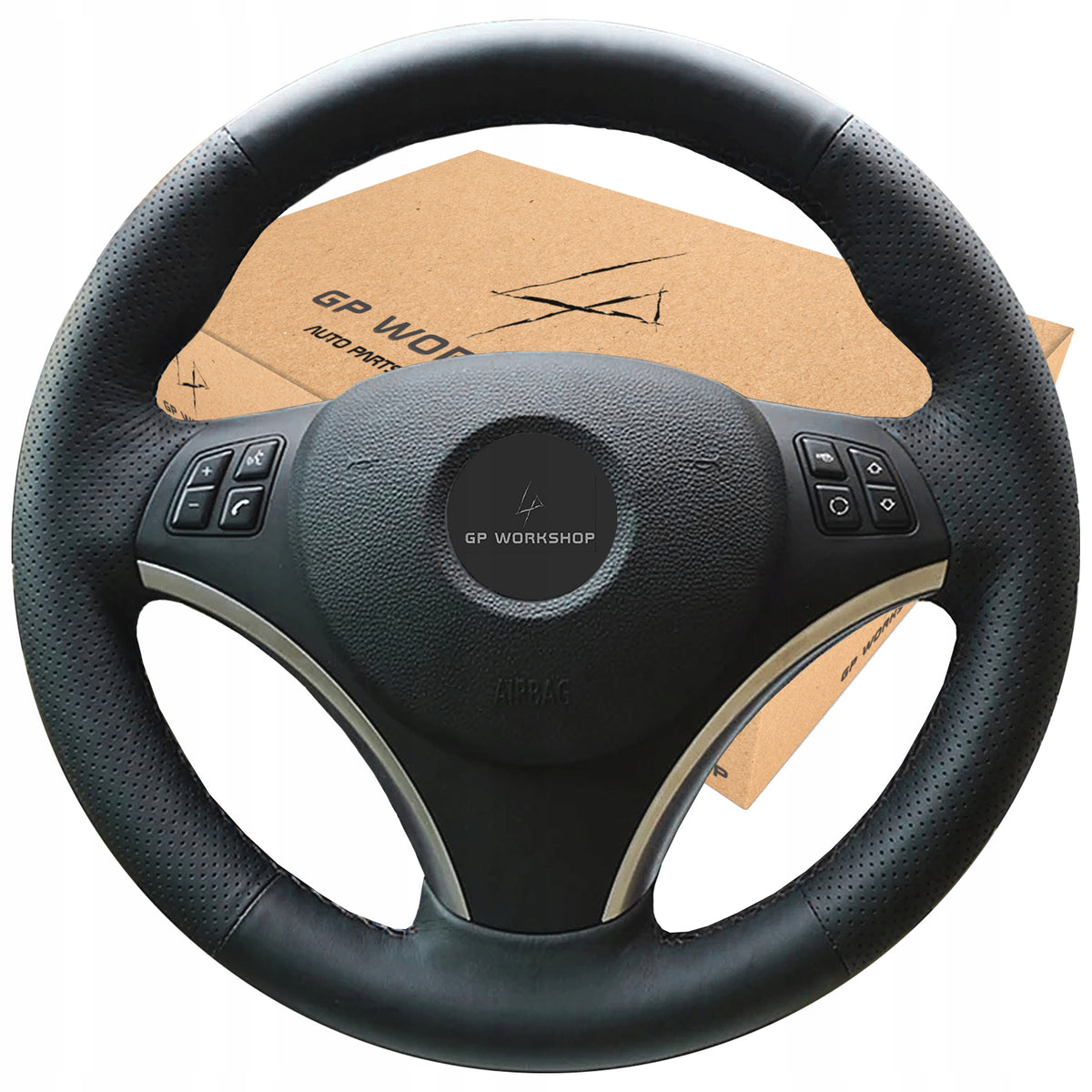 STEERING WHEEL COVER HEM FOR BMW E90 E91 E92 E93 E87 E81 E82 E88 X1 Manufacturer's catalog number 5905600790960GPworkshop
