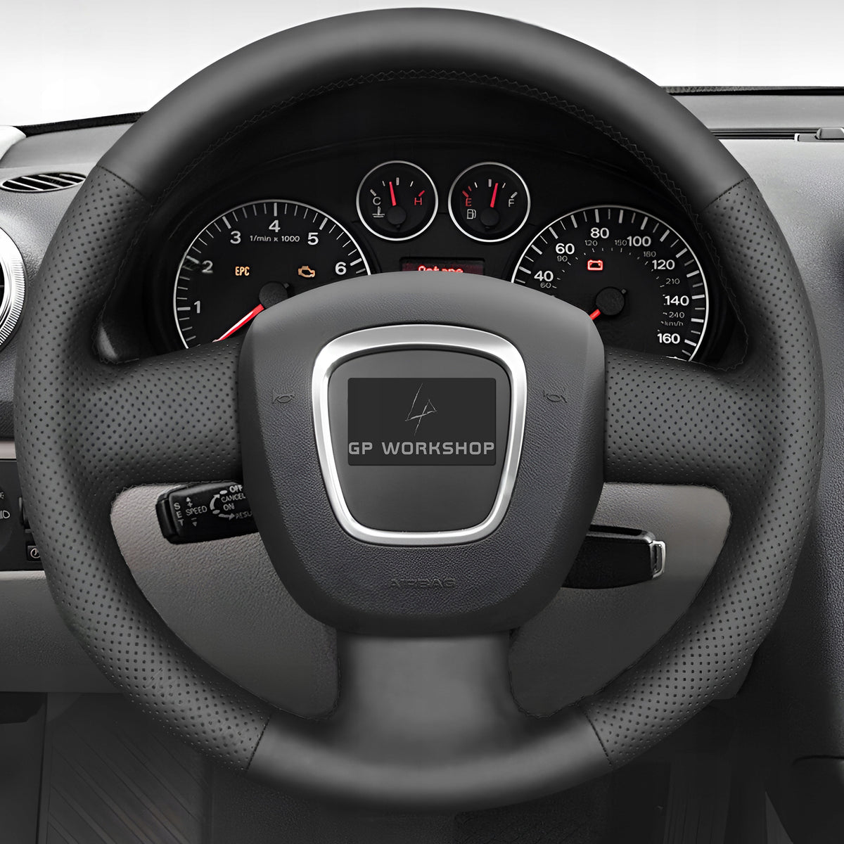 STEERING WHEEL COVER LEATHER FOR AUDI A3 8P A4 B7 A6 S6 S4 SEAT Manufacturer GPworkshop