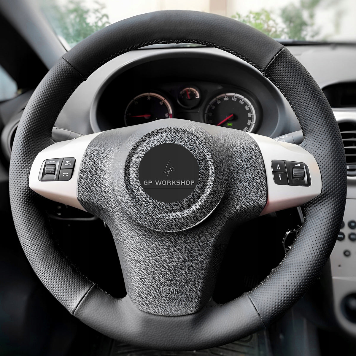 STEERING WHEEL COVER LEATHER FOR HEM FOR OPEL CORSA D Manufacturer GPworkshop