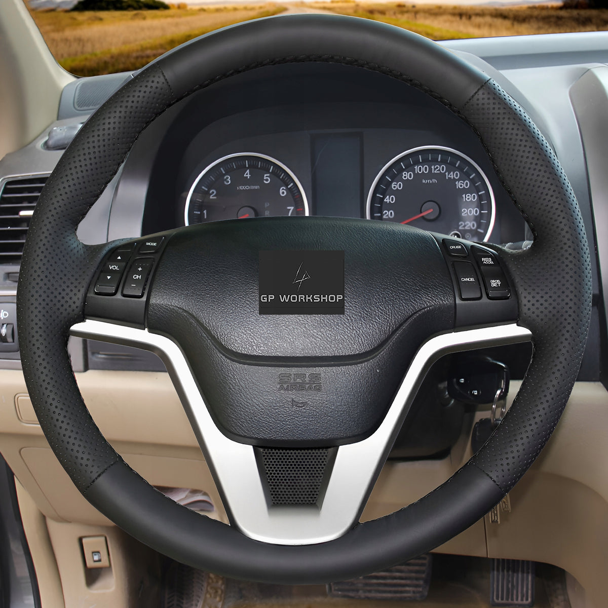 STEERING WHEEL COVER LEATHER FOR HONDA CR-V 2009-2011 Manufacturer GPworkshop