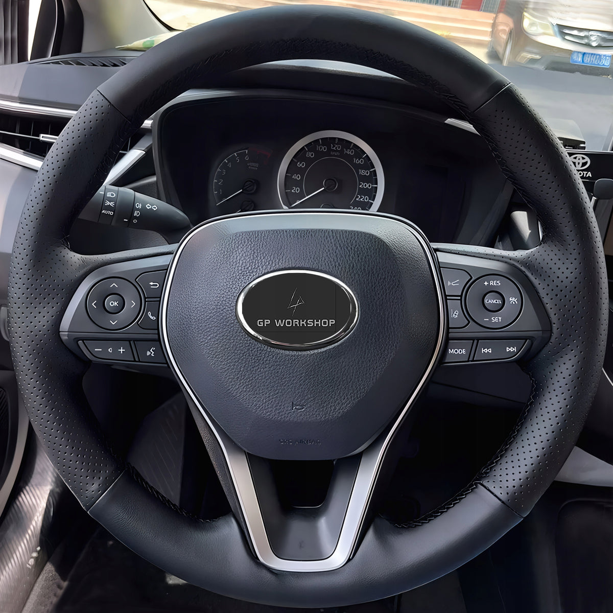 STEERING WHEEL COVER LEATHER FOR TOYOTA CAMRY COROLLA RAV4 AVAL Manufacturer GPworkshop
