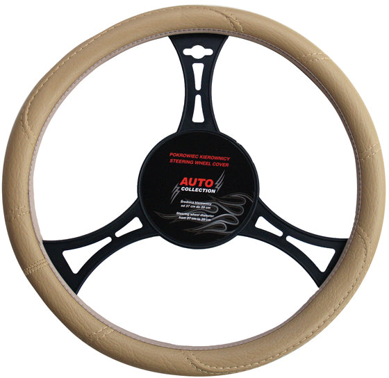 STEERING WHEEL COVER OVERLAY LEATHER EXCLUSIVE Manufacturer no brand