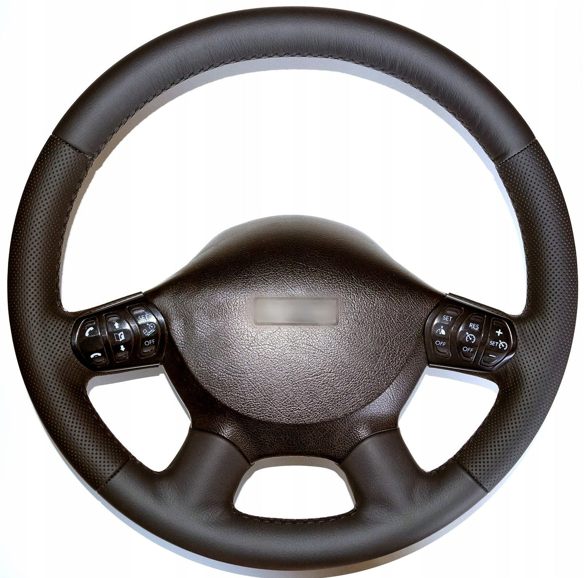 STEERING WHEEL COVER TIR DAF XF 105 106 CF LF 45 55 GENUINE LEATHER 13K