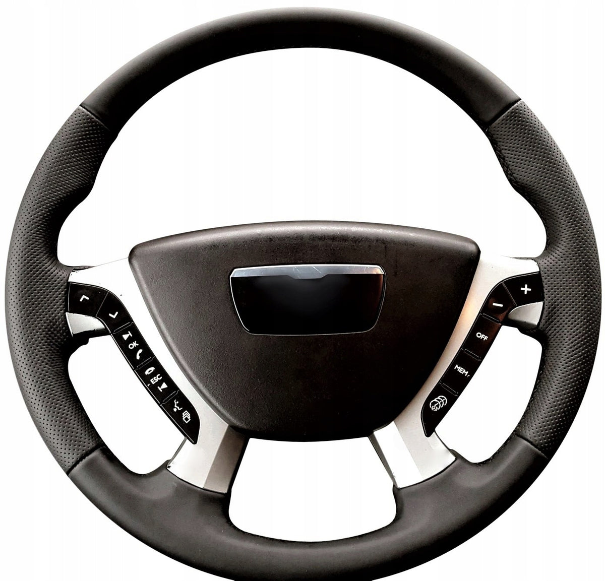 STEERING WHEEL COVER TIR MAN TGX TGS TGA TGL TGM GENUINE LEATHER (21K)