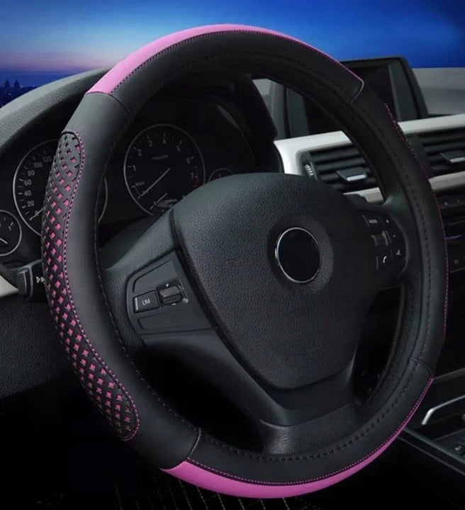 STEERING WHEEL COVER UNIVERSAL PINK GIFT Manufacturer no brand