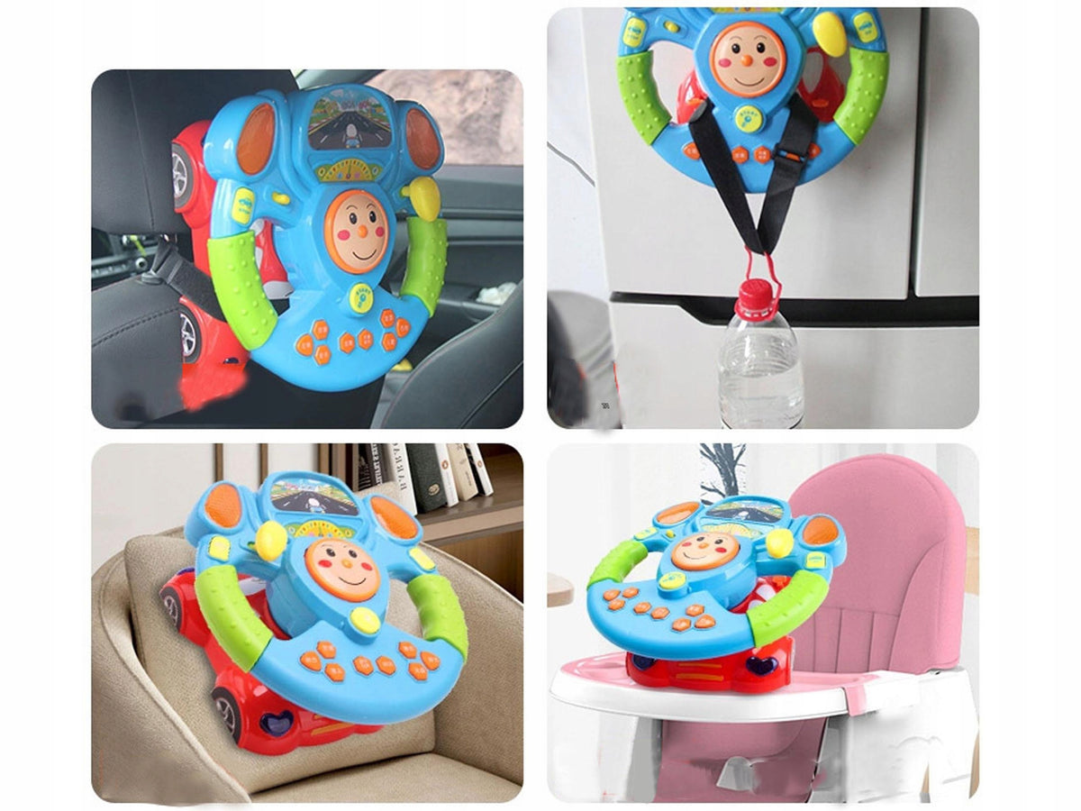STEERING WHEEL INTERACTIVE MUSICAL TOY FOR CHILDREN SOUNDS AND LIGHTS Character/Title none