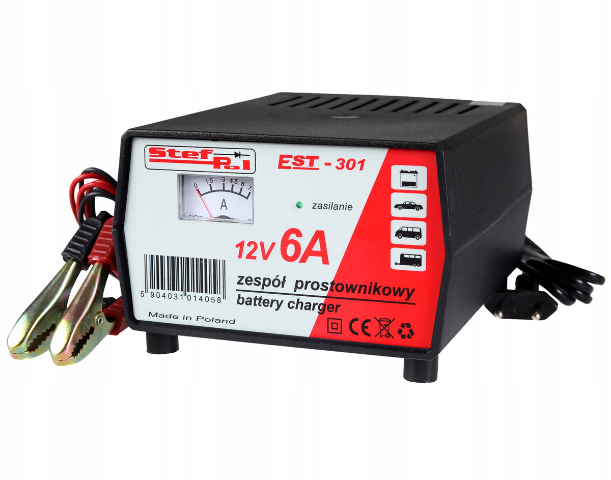 STEF-POL EST-301 12V 6A rectifier