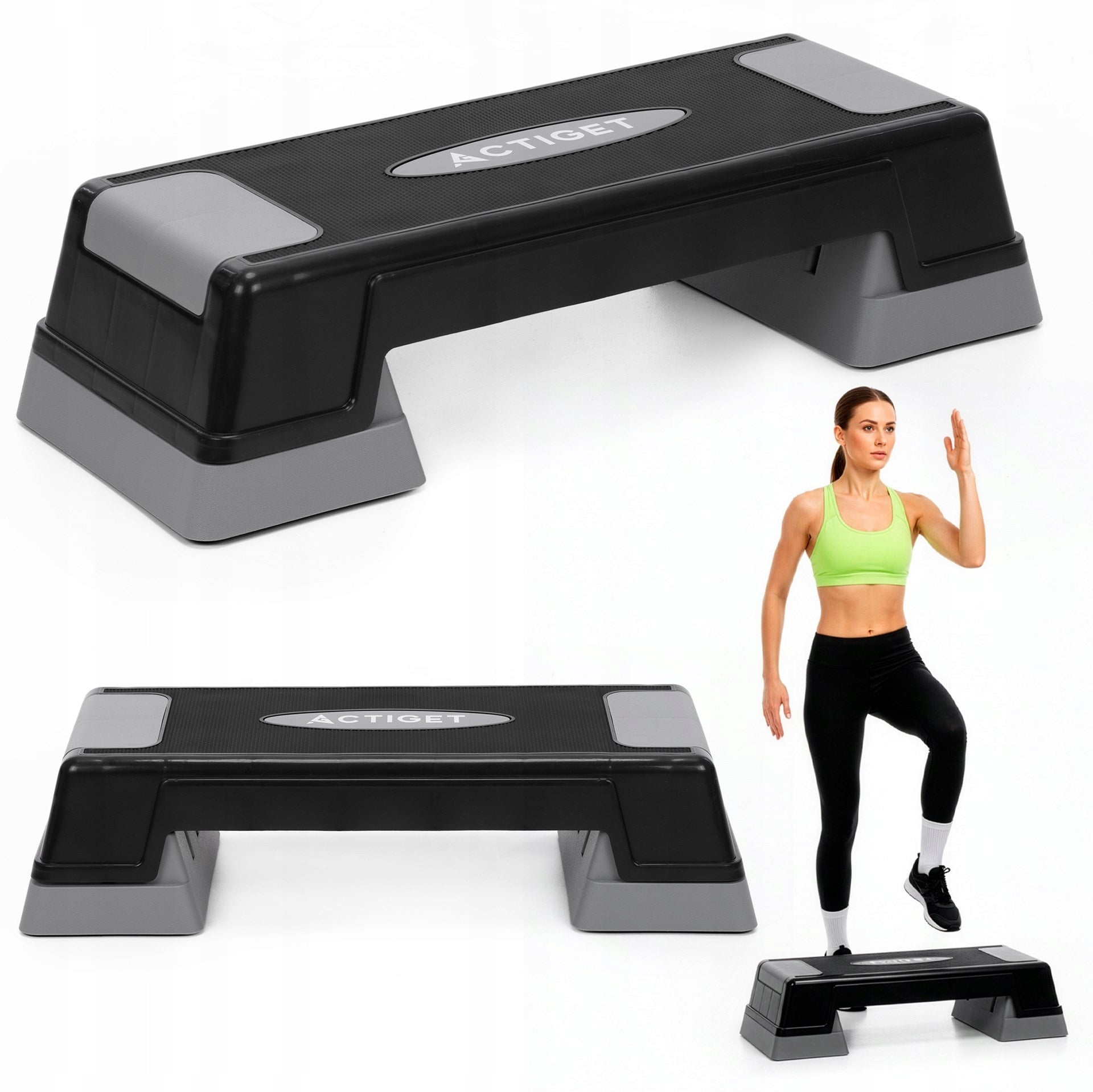 STEP FOR EXERCISE AEROBICS 2 DEGREES ADJUSTABLE FITNESS DURABLE