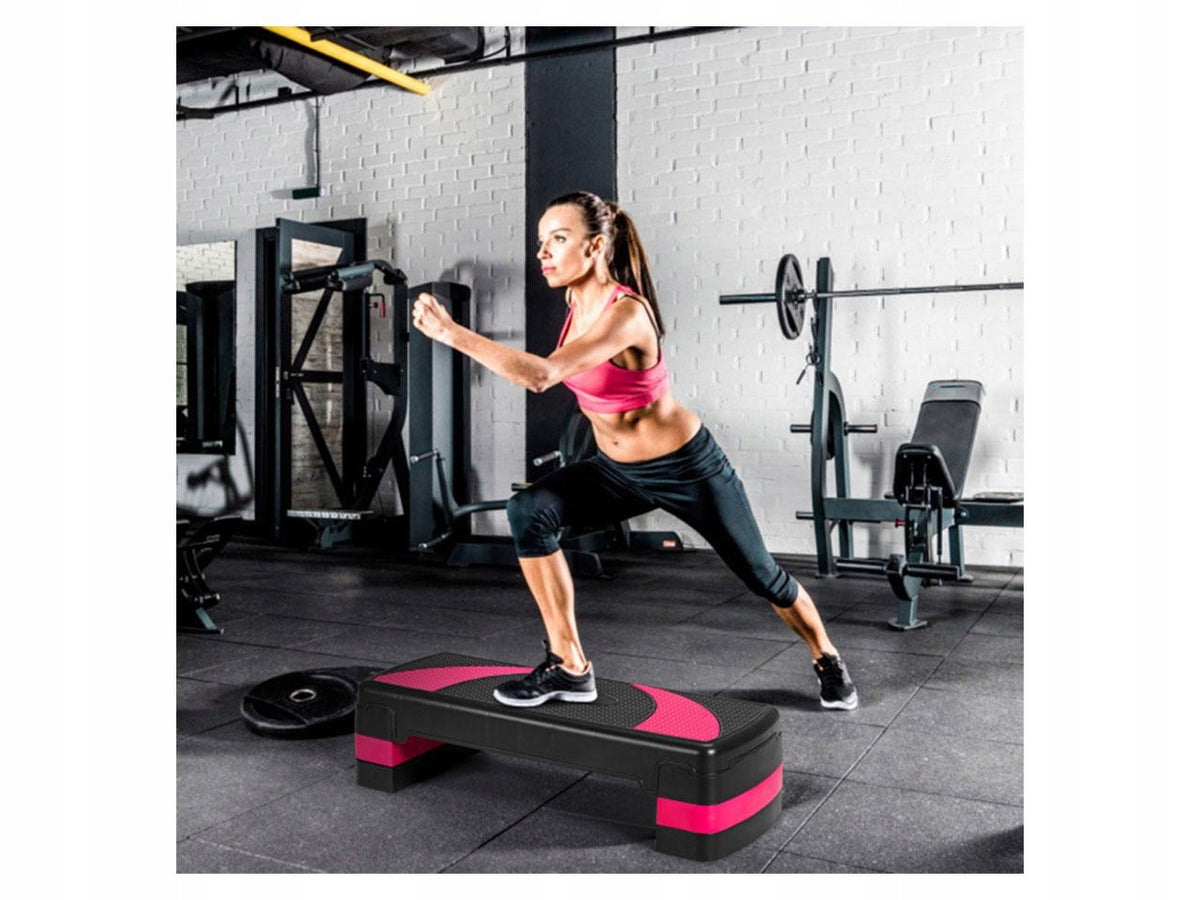 STEP FOR FITNESS AEROBICS ADJUSTABLE PLATFORM FOR HOME EXERCISE Brand Costway
