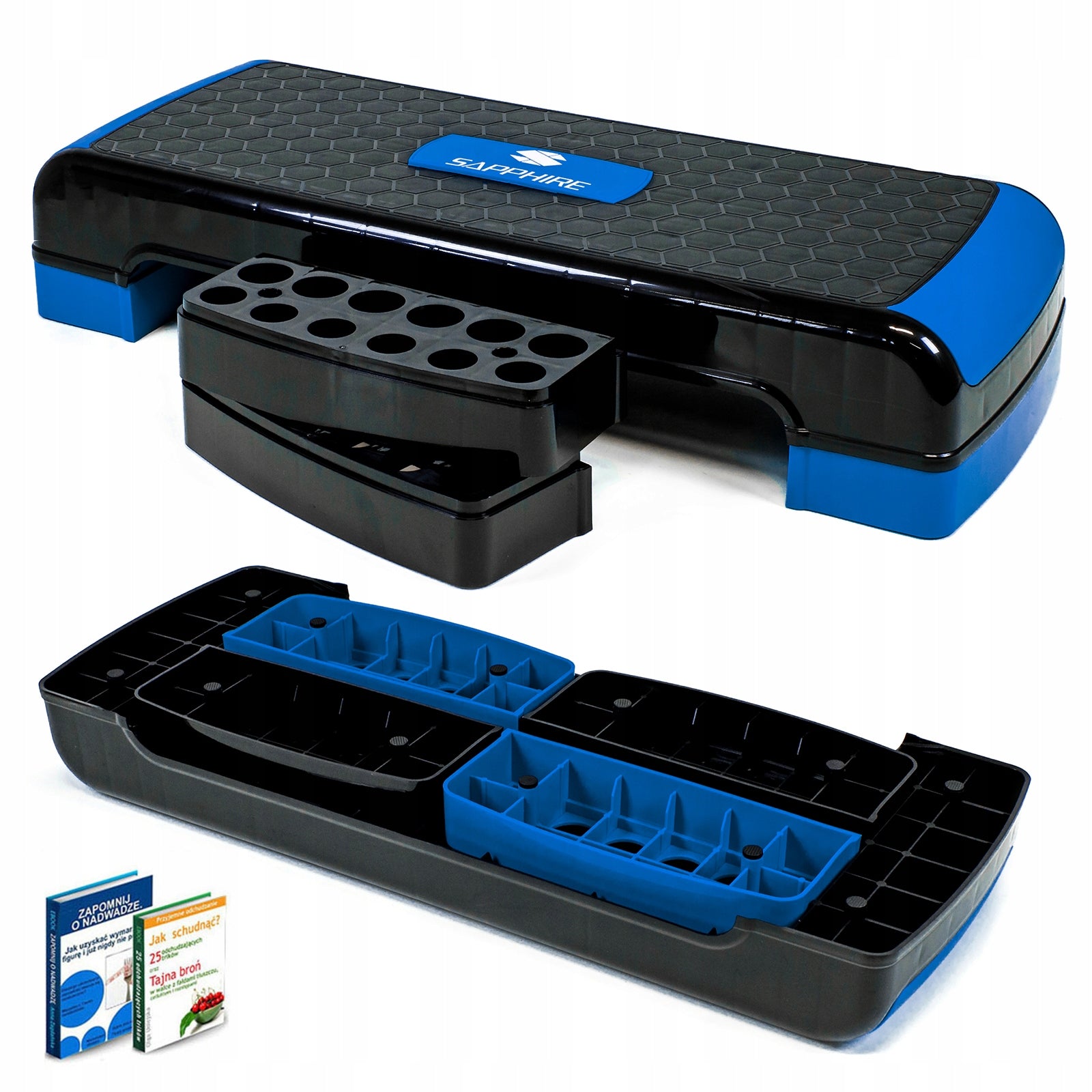 STEP for fitness aerobics 3 DEGREES XXL LARGE 78CM adjustable PLATFORM EAN (GTIN) 5903228922053