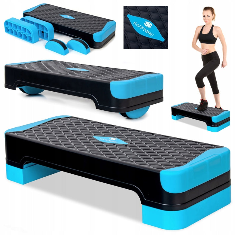 STEP for fitness exercises AEROBICS 2 degrees BALANCE TRAINER modular PLATFORM