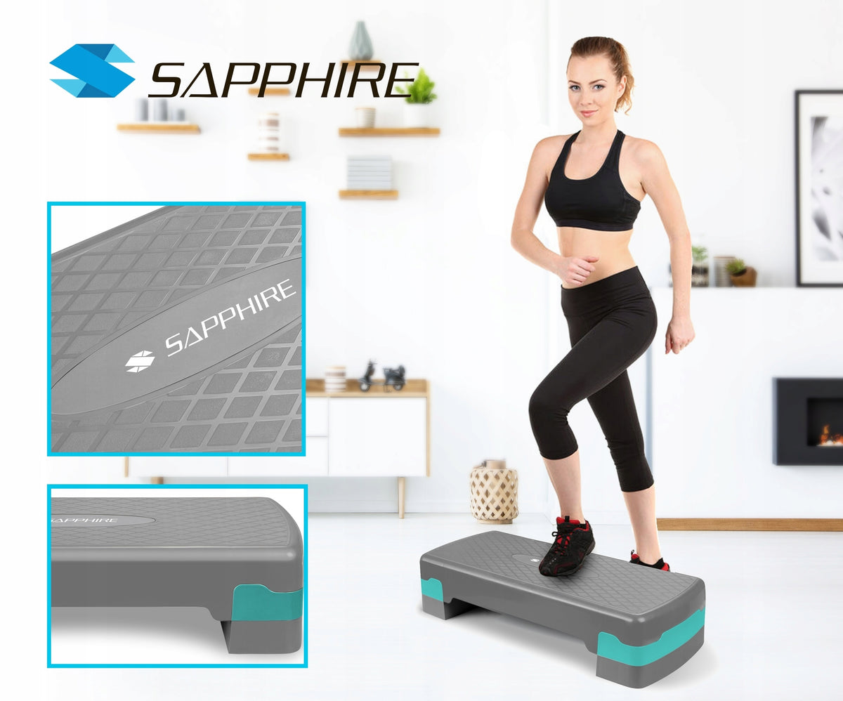STEP for fitness exercises AEROBICS 2 degrees SAPPHIRE SG-045 modular PLATFORM Manufacturer code SG-045