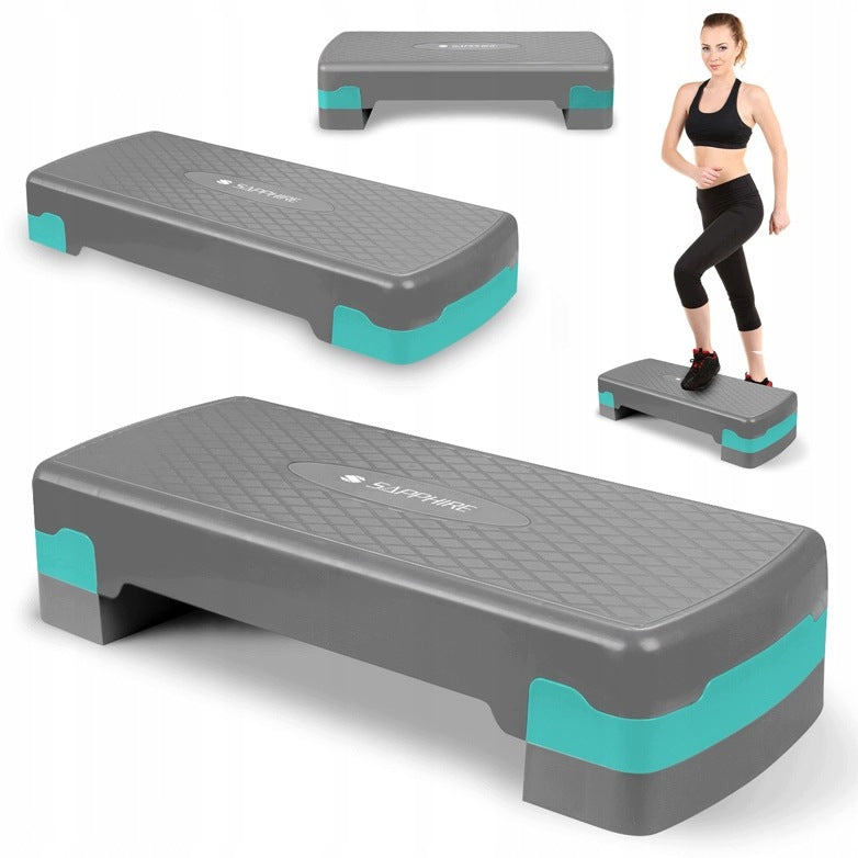STEP for fitness exercises AEROBICS 2 degrees SAPPHIRE SG-045 modular PLATFORM