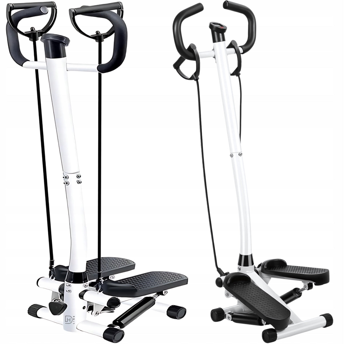 STEPPER HIGH WHITE SOLID WITH HANDLES FRAME WITH HANDLES CABLE STATION Packaging status original