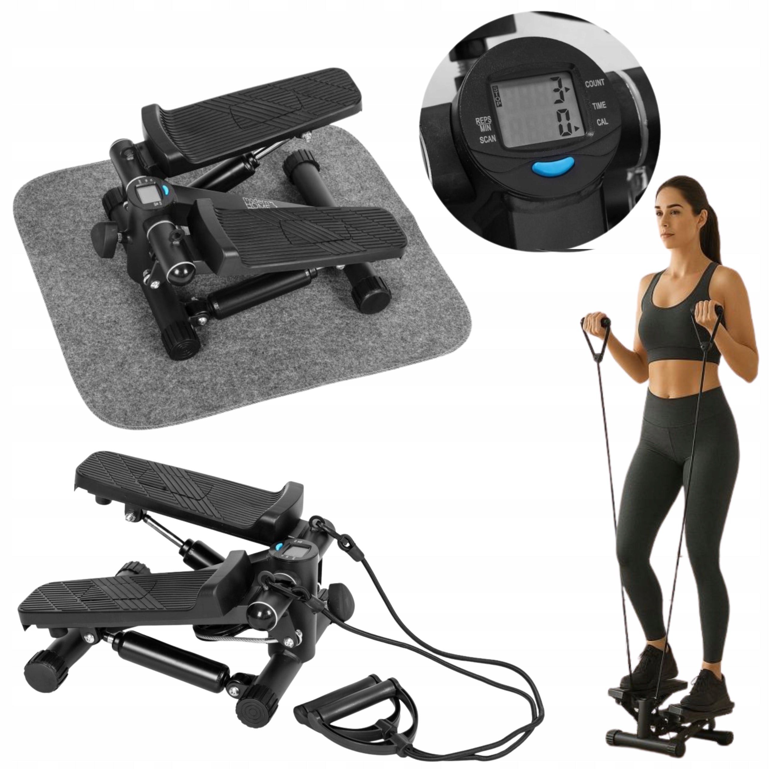 STEPPER step 2in1 Stepper with LINKS for exercise stairs LCD FITNESS COUNTER Packaging status original
