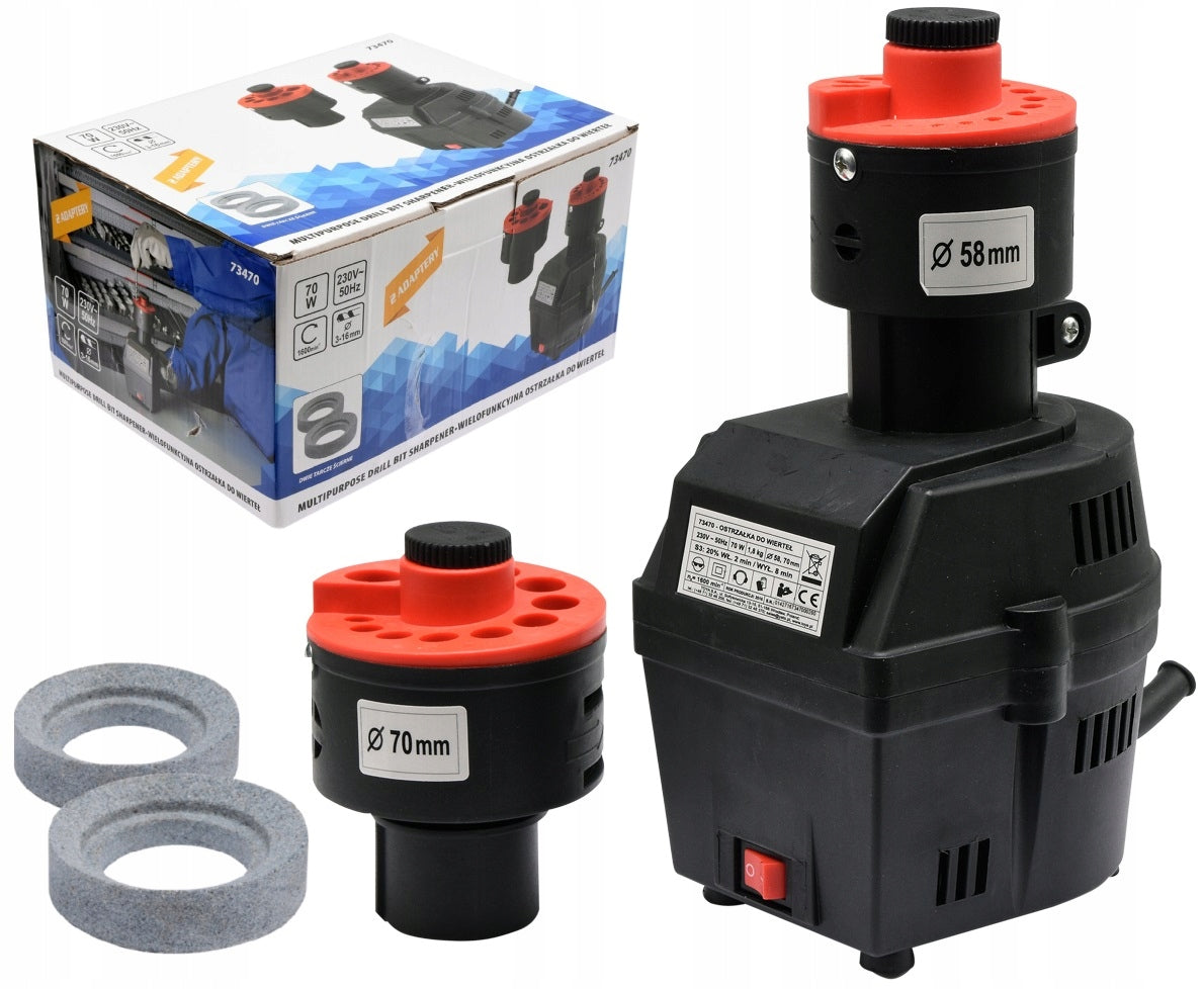 STHOR DRILL SHARPENER 3-16mm 70W ADAPTER + 2xSTONE SUCTION CUPS