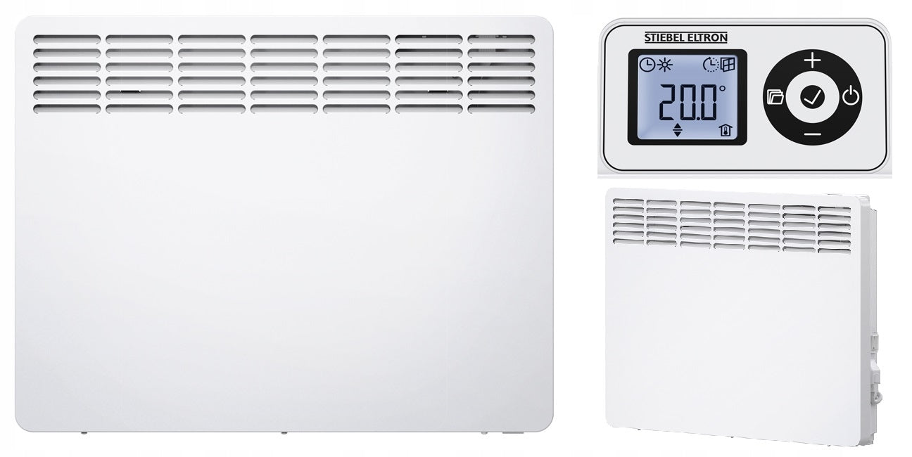 STIEBEL CWM 2000 ELECTRIC HEATER 2 KW WALL CONVECTOR 2000W WITH LCD