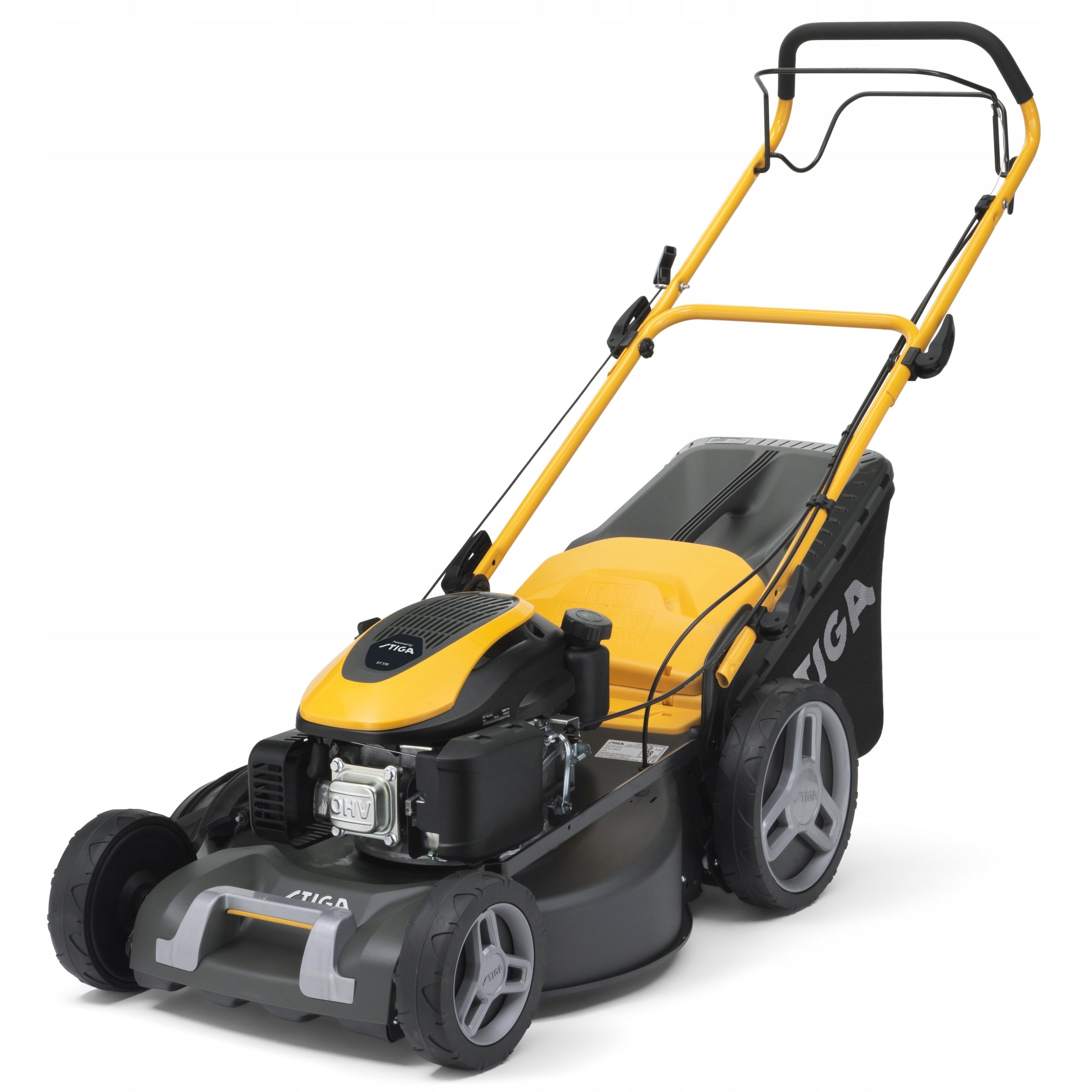 STIGA Combi 53 SQ Combustion Lawn Mower with 60L Basket Drive 3,5 HP 4in1 Set Packaging status original