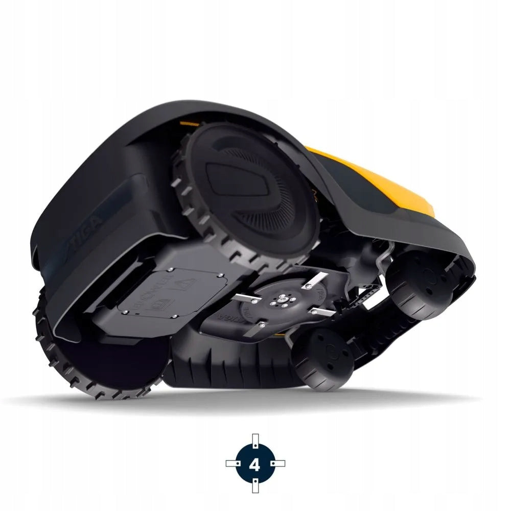 STIGA Robot Mowing Autonomous GPS A 8v AI Camera up to 800 m2 Data Package Manufacturer code 2R7114028/ST1