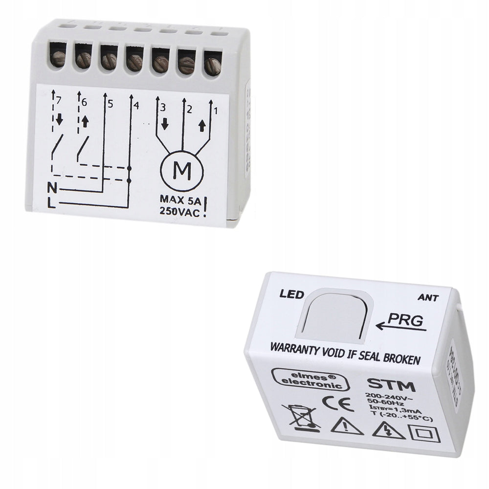 STM - Controller for 1 roller shutter per 230VAC - ELMES Manufacturer code STM